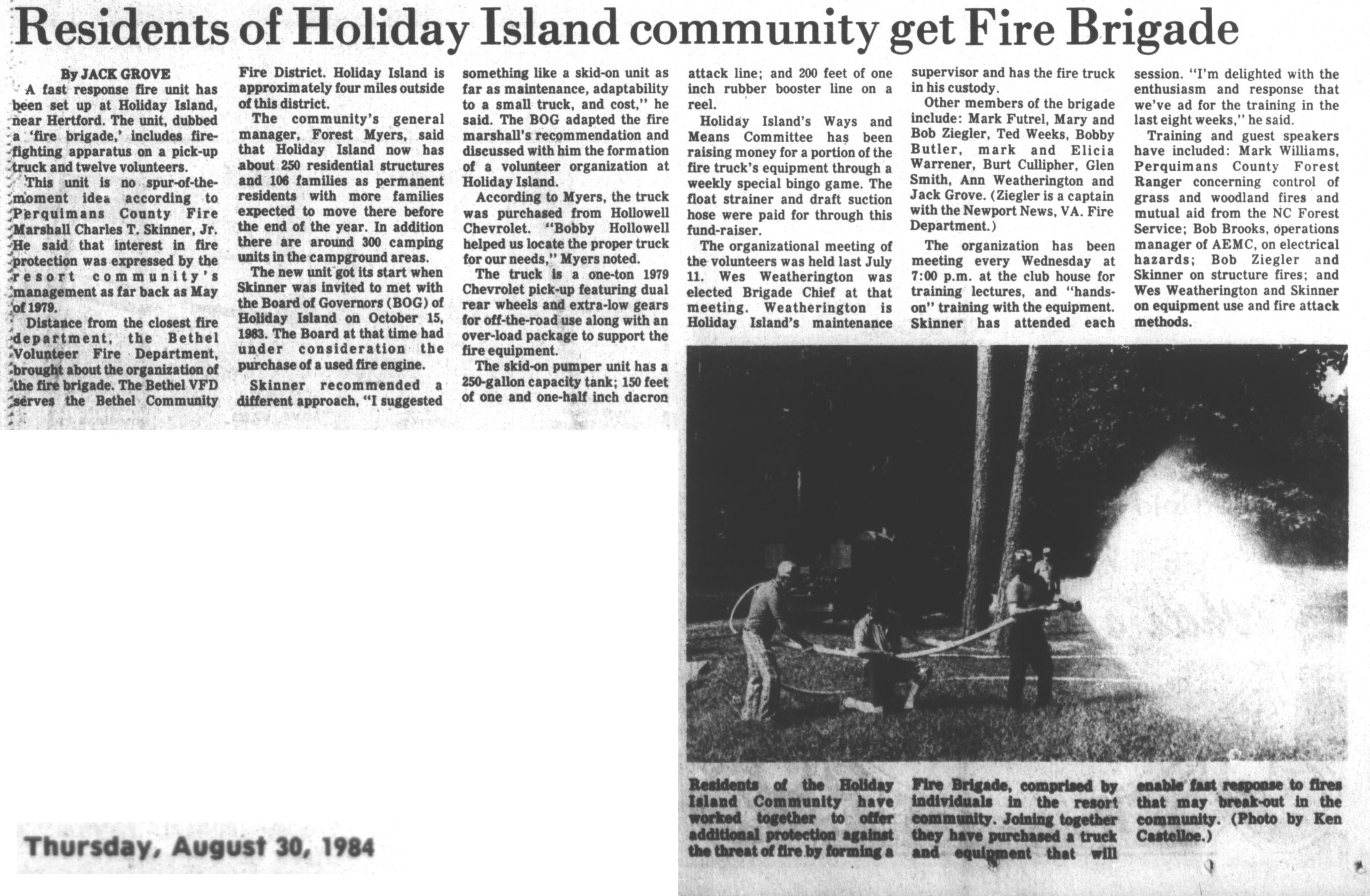 Holiday Island Fire Brigade – Legeros Fire Blog